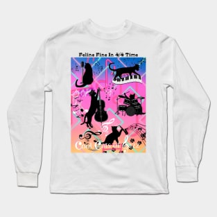 Cool Cats of Jazz Long Sleeve T-Shirt